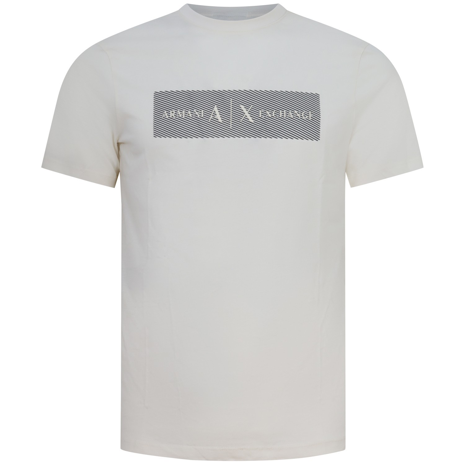 T-shirt bianca con logo centrale per uomo