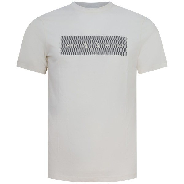 T-shirt bianca con logo centrale per uomo