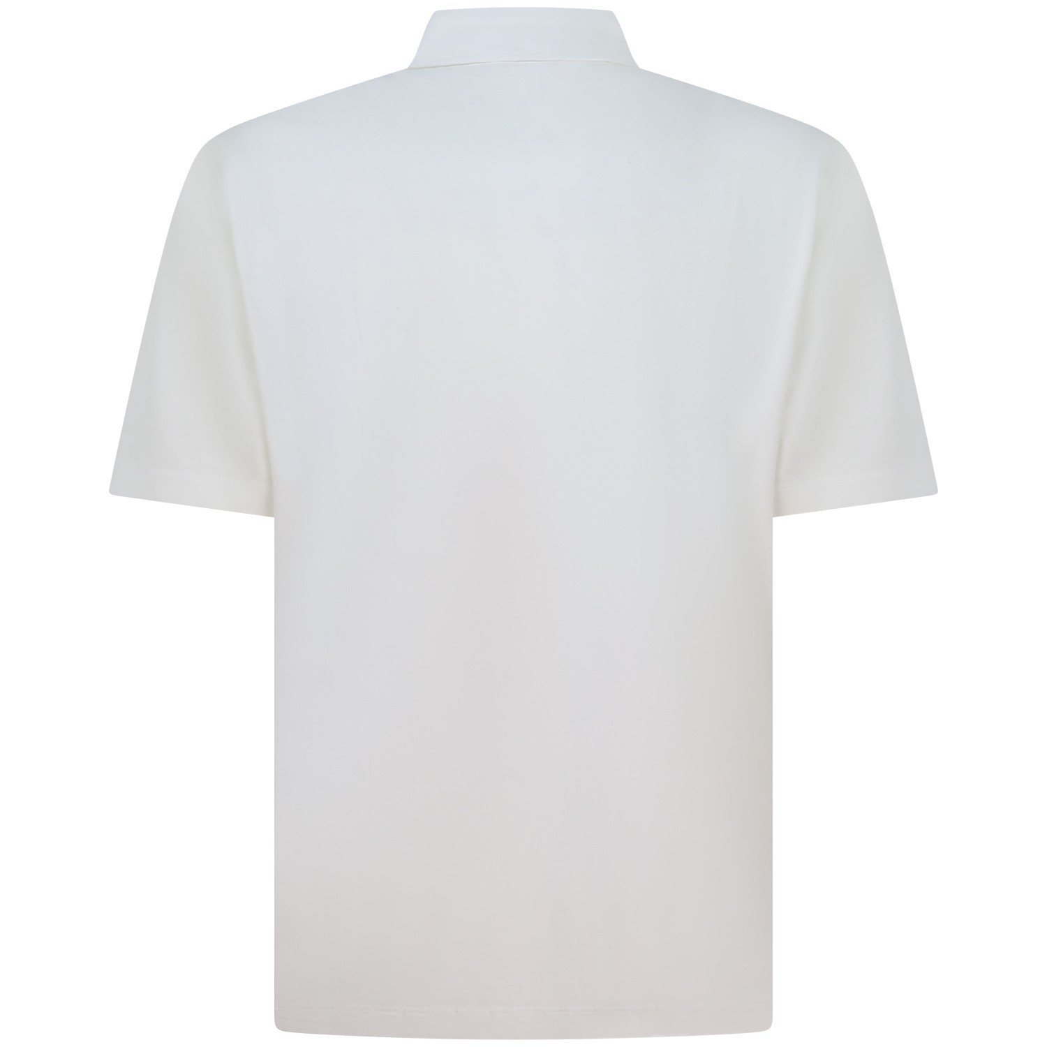 Polo bianca con logo laterale per uomo 2