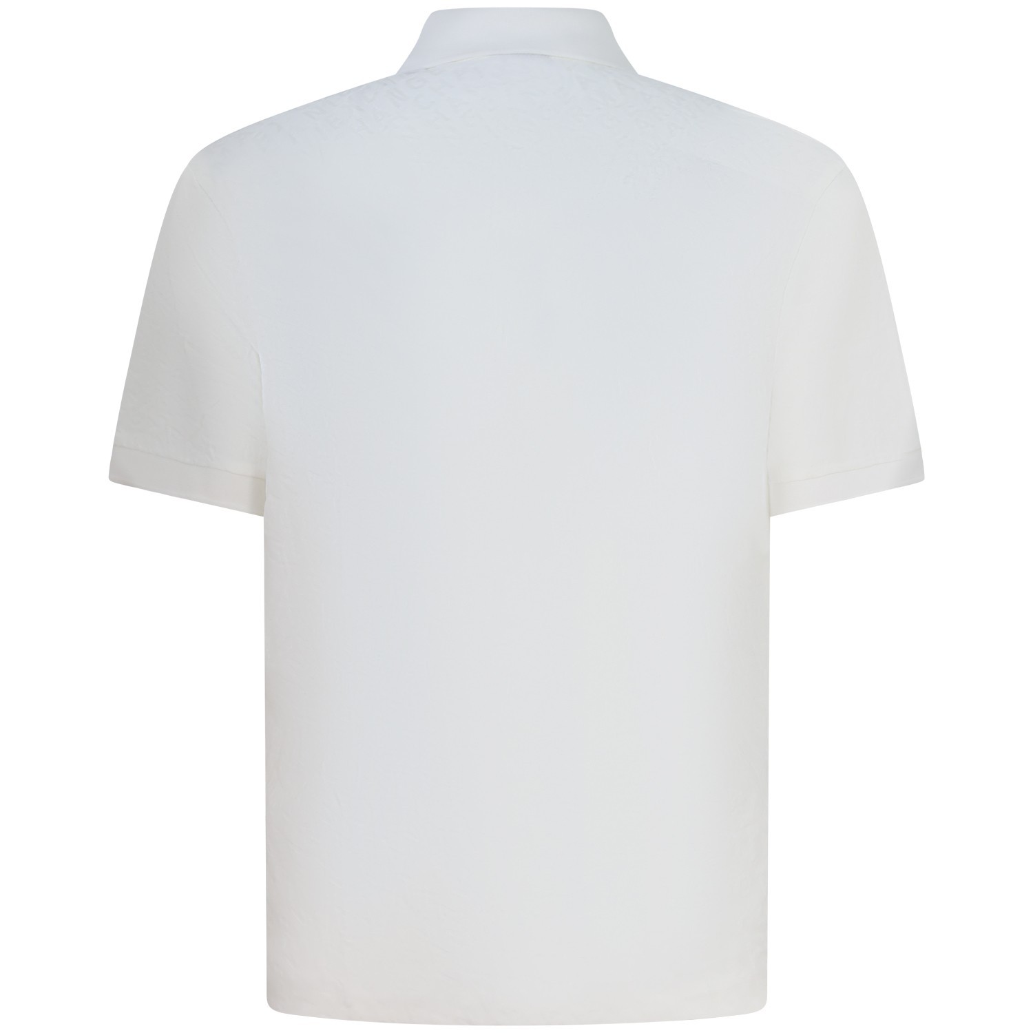 Polo bianca con logo all over per uomo 2