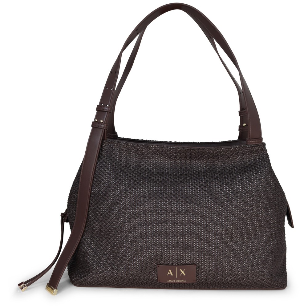 Borsa grande marrone per donna