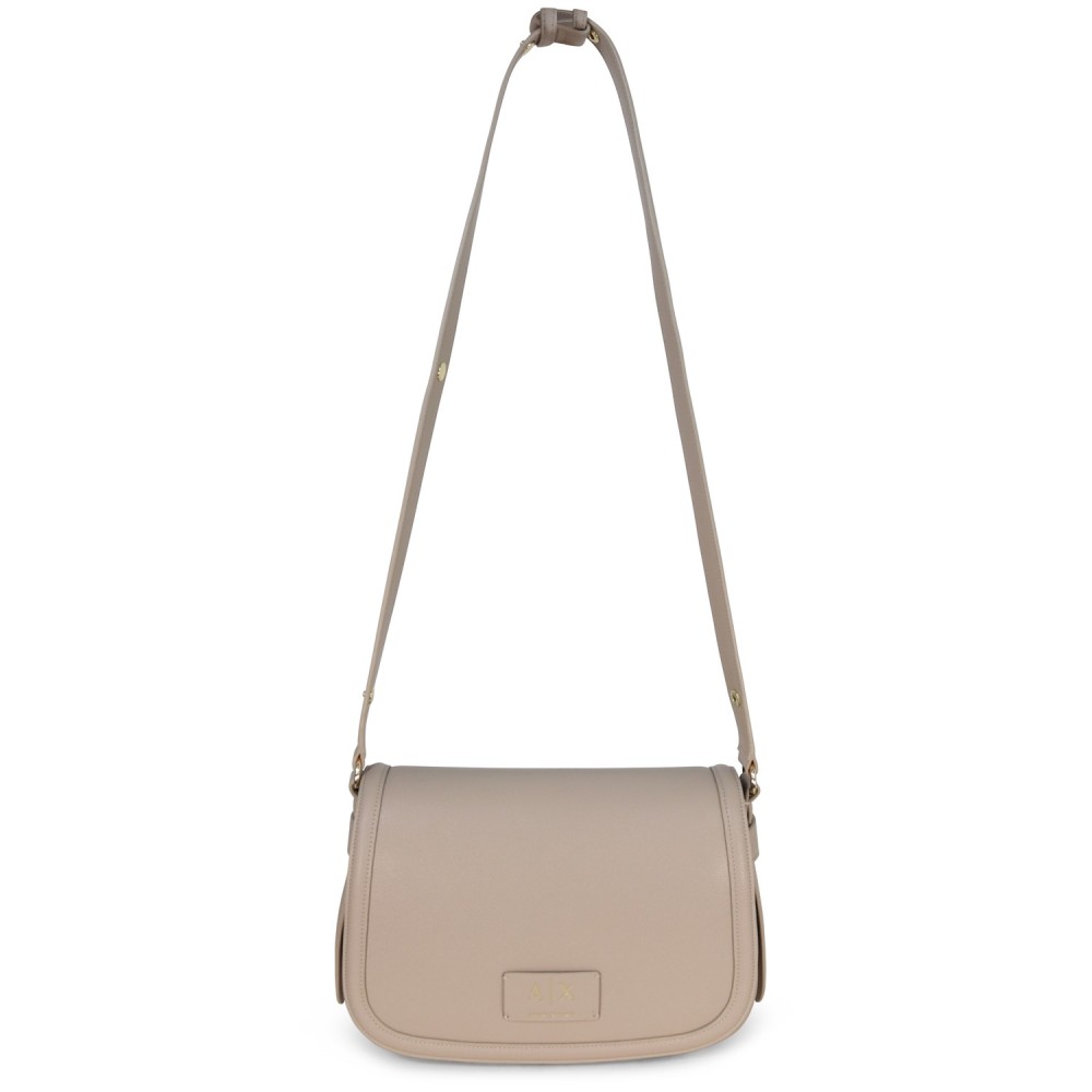 Borsa tracolla beige per donna