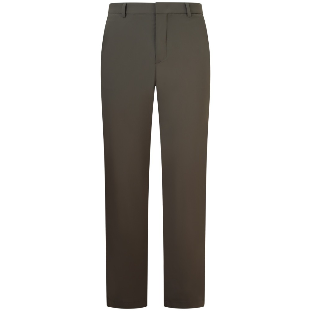 Pantalone verde tessuto tecnico per uomo