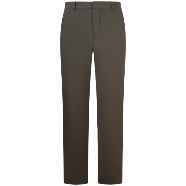 Pantalone verde tessuto tecnico per uomo