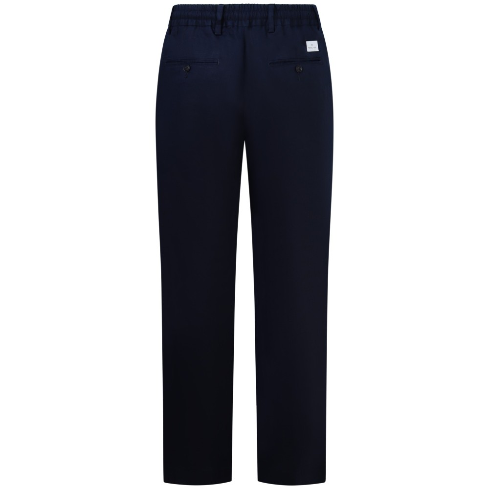 Pantalone blu in lino  per uomo