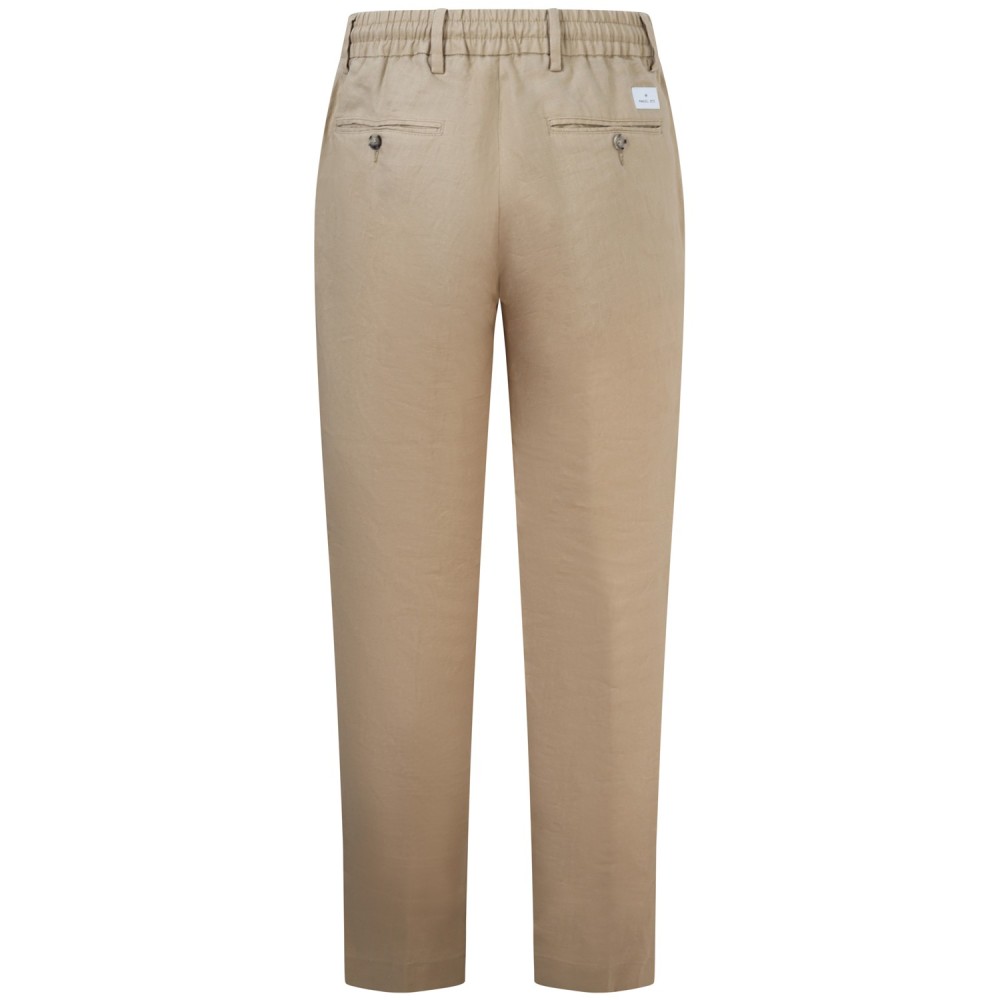 Pantalone beige in lino  per uomo