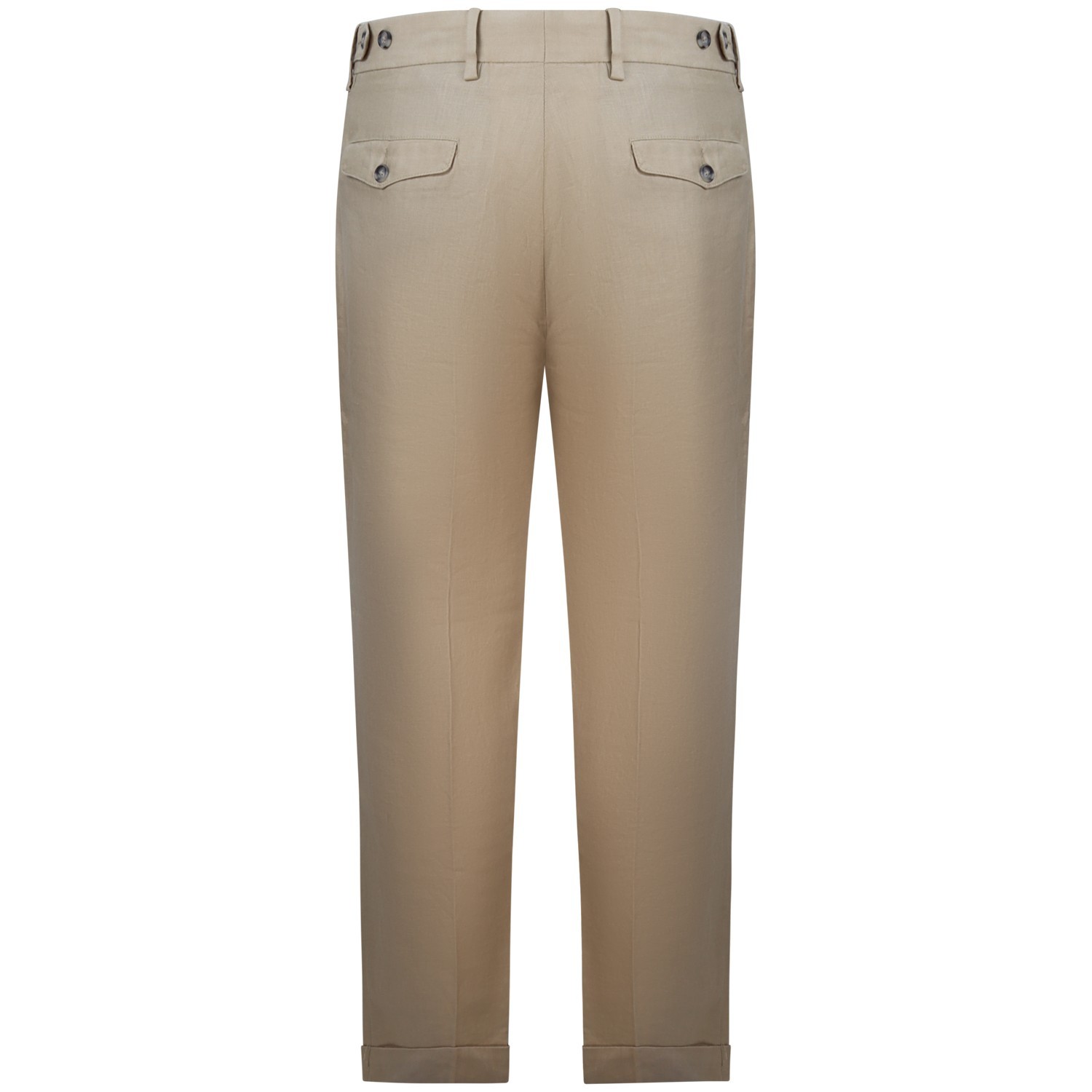 Pantalone beige in lino  per uomo 2