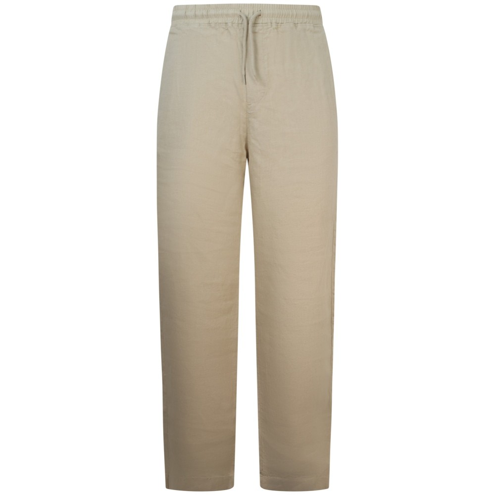 Pantalone beige  in lino per uomo