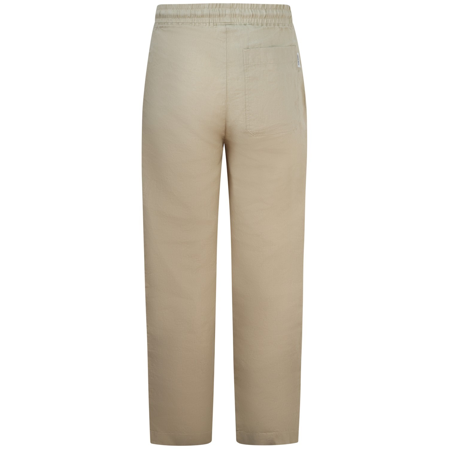 Pantalone beige  in lino per uomo 2