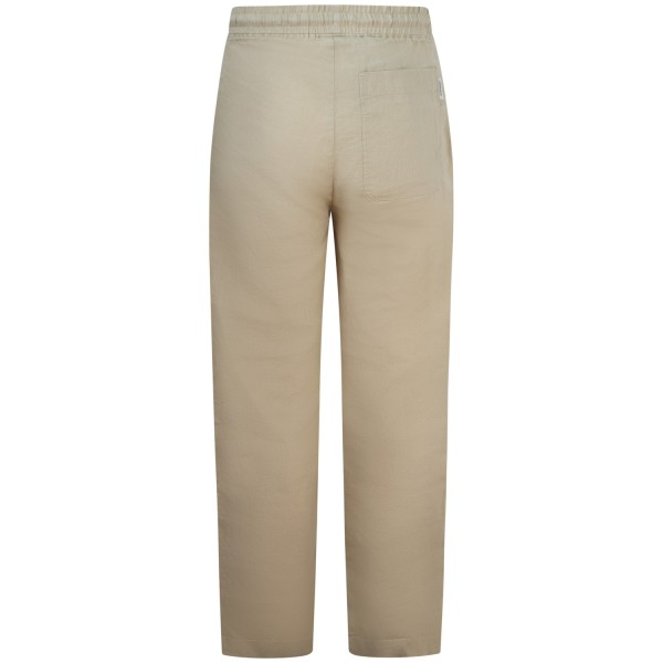 Pantalone beige  in lino per uomo