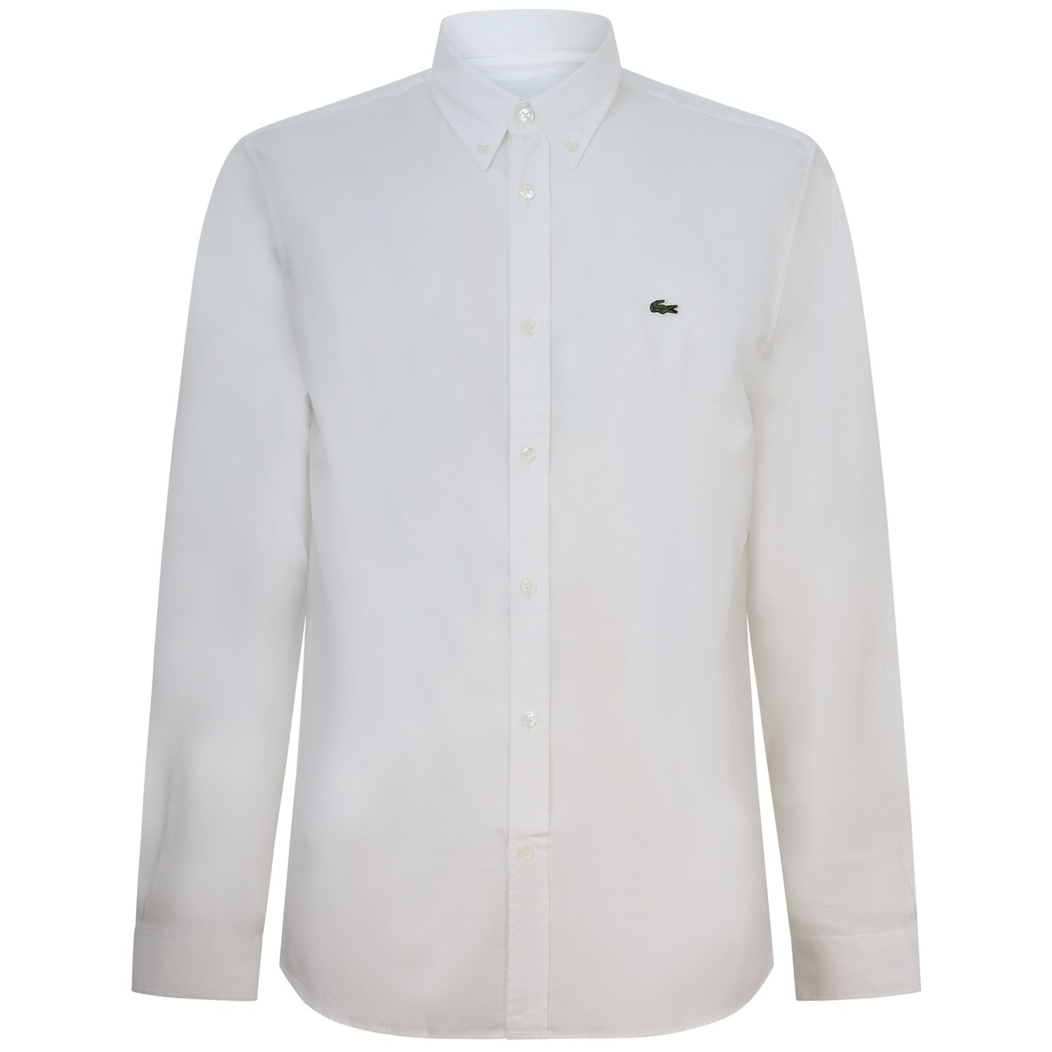 Camicia bianca con mini logo per uomo