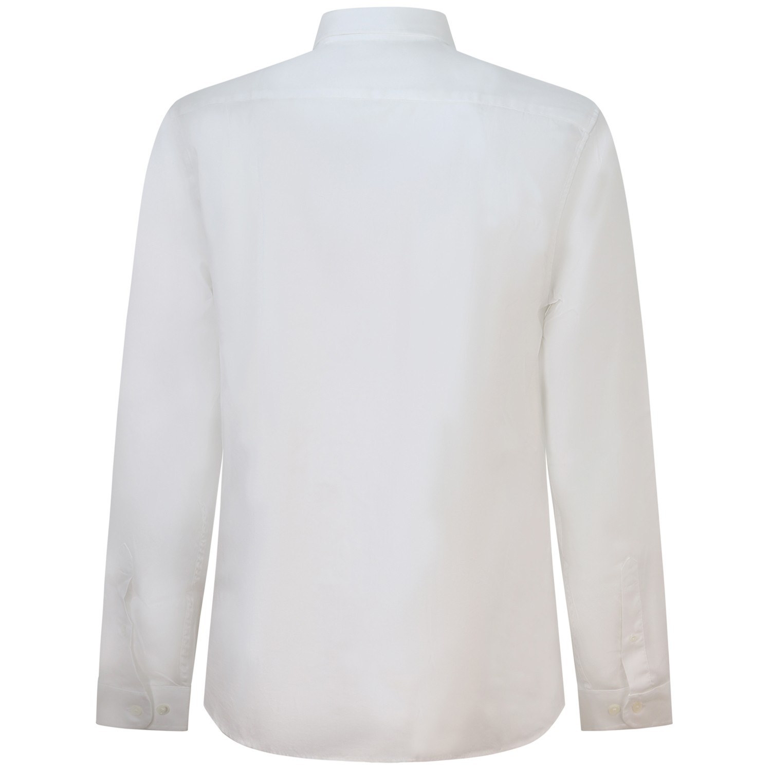 Camicia bianca con mini logo per uomo 2