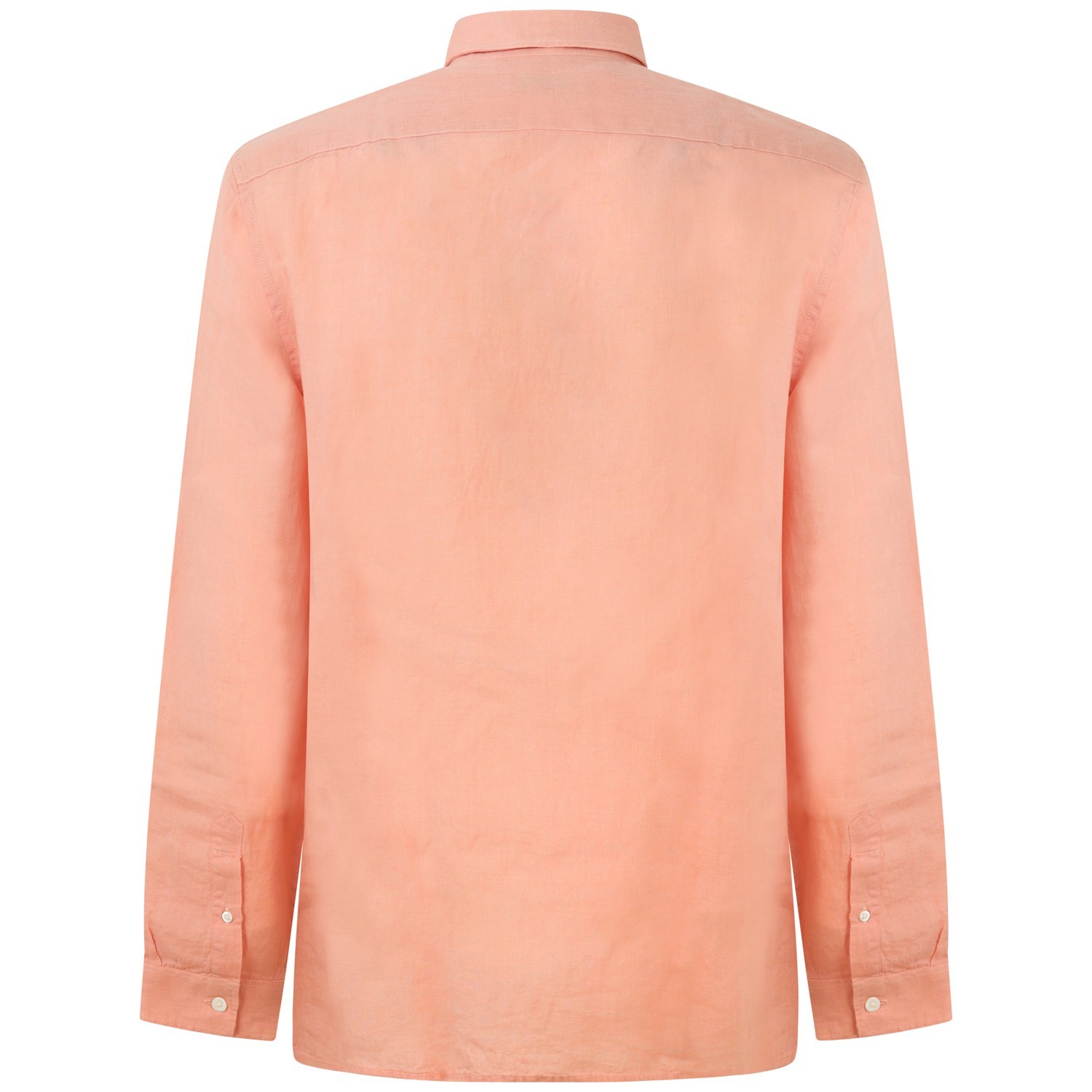 Camicia rosa in lino per uomo 2