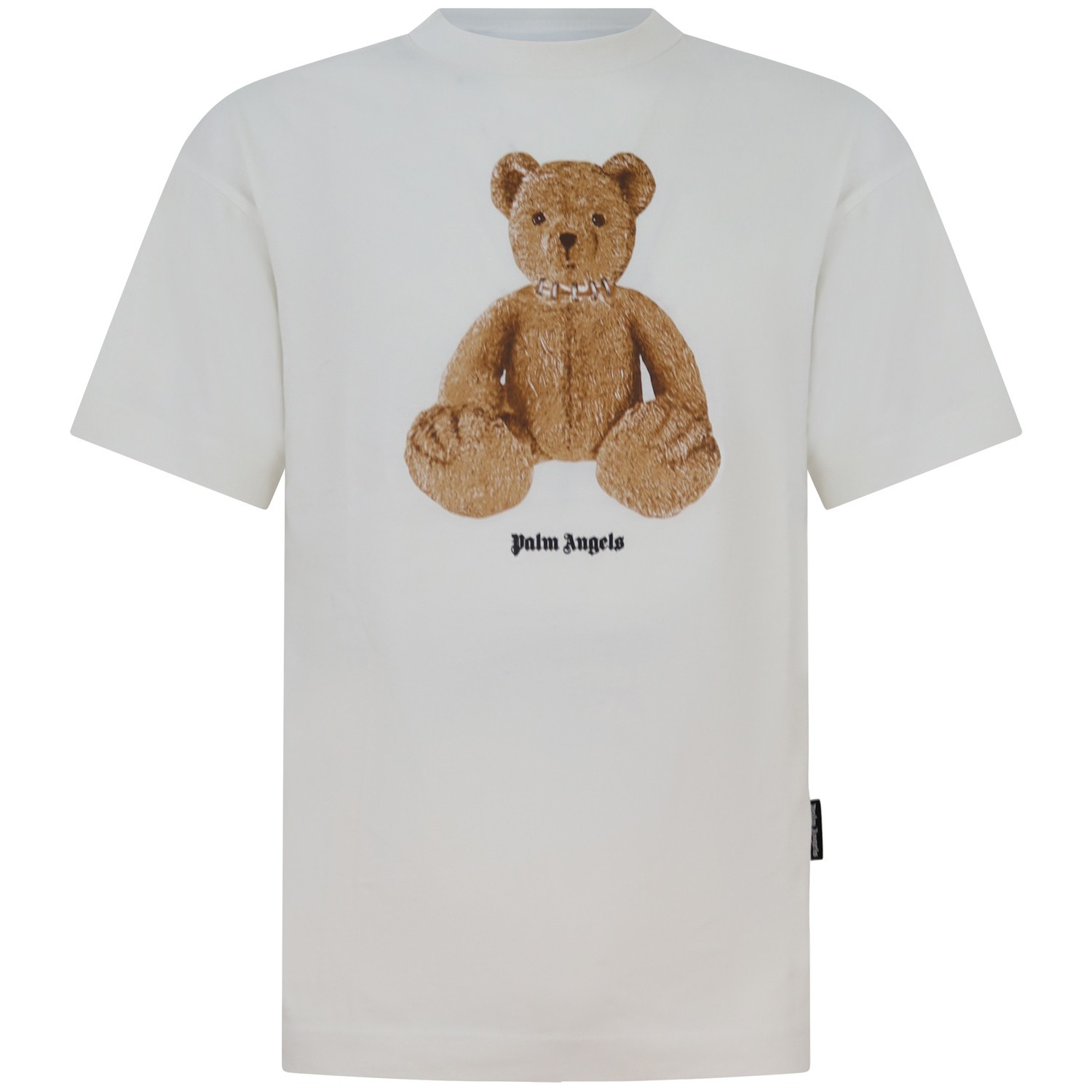 T-shirt con stampa bianca regular per uomo