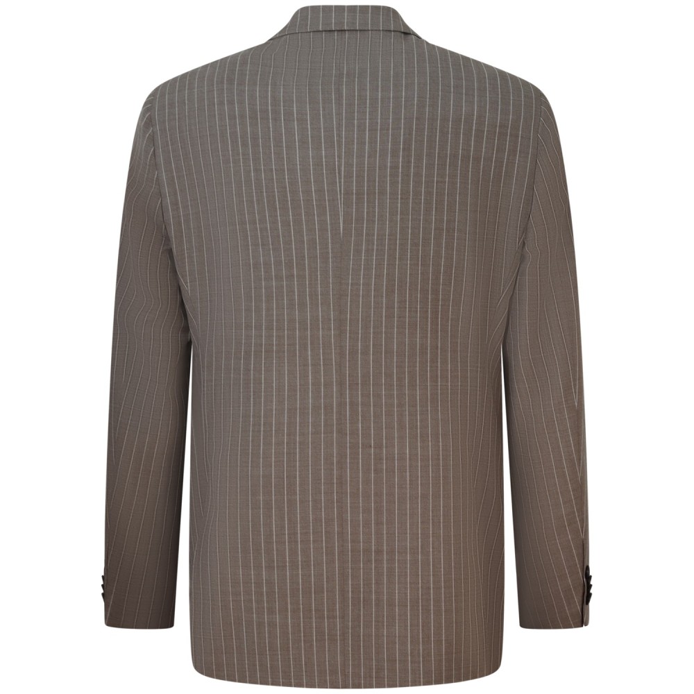 Giacca marrone con fantasia per uomo