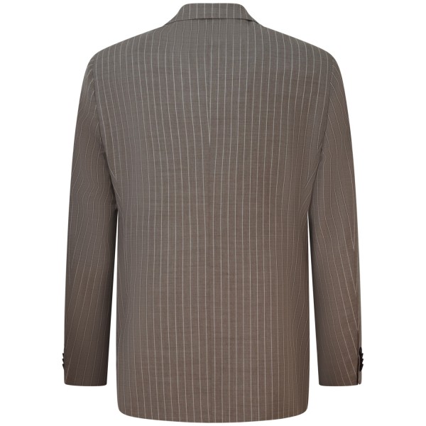 Giacca marrone con fantasia per uomo