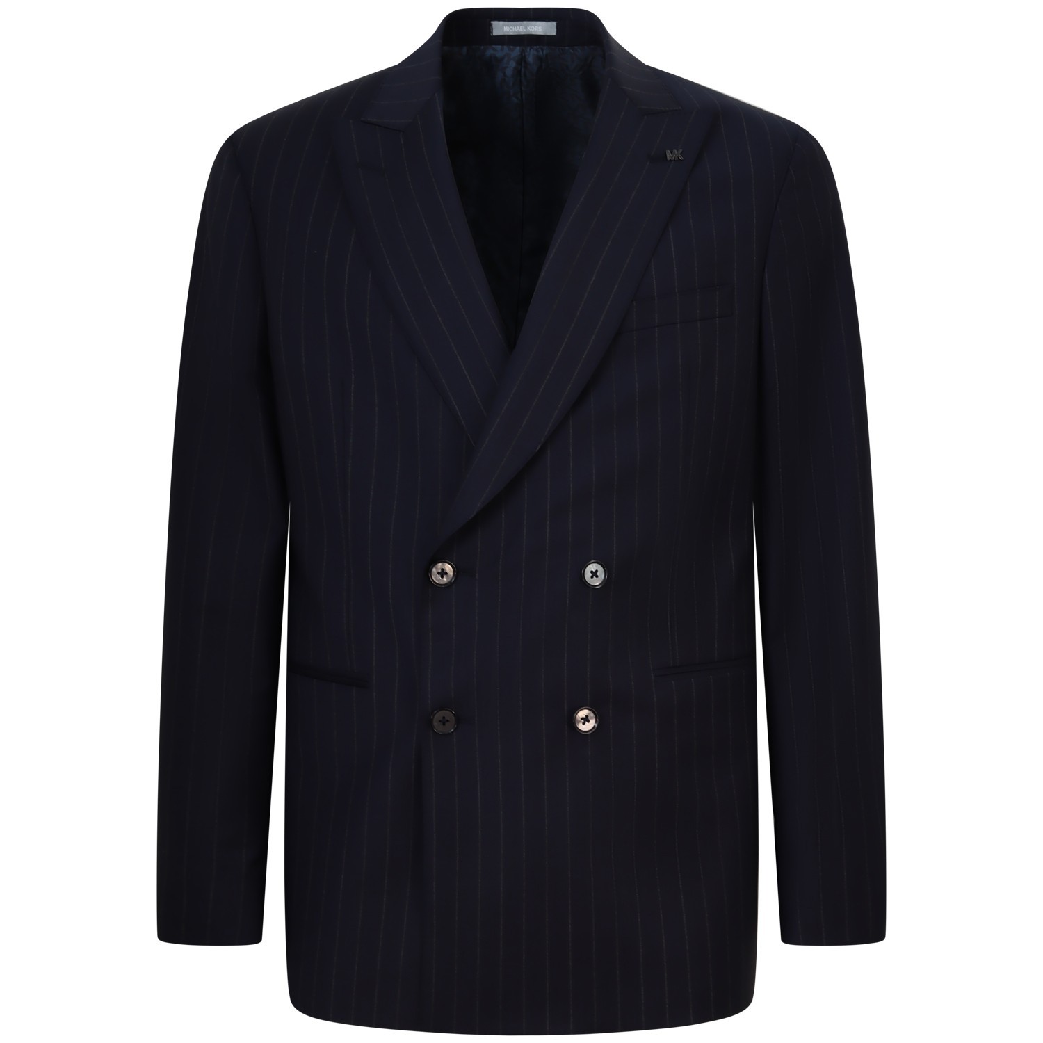 Giacca blu con fantasia per uomo