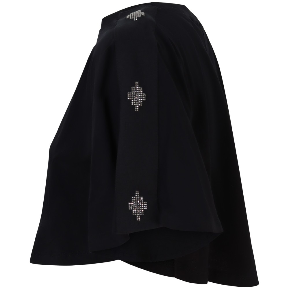 T-shirt crop con mini loghi laterali  per donna