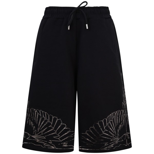 Bermuda con logo argento  per donna