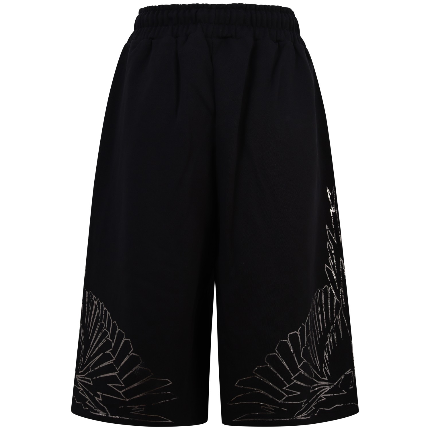 Bermuda con logo argento  per donna 2