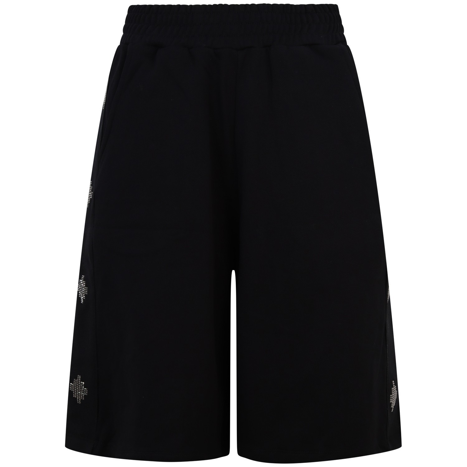 Bermuda con loghi di strass  per donna