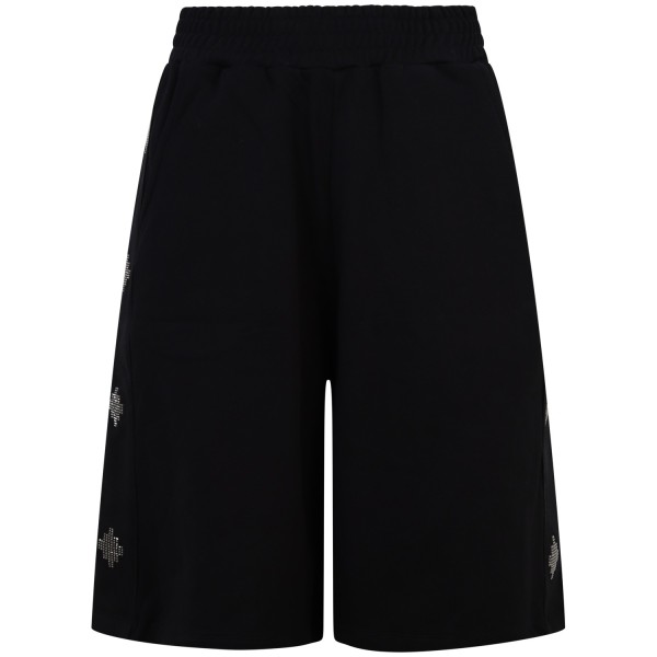 Bermuda con loghi di strass  per donna