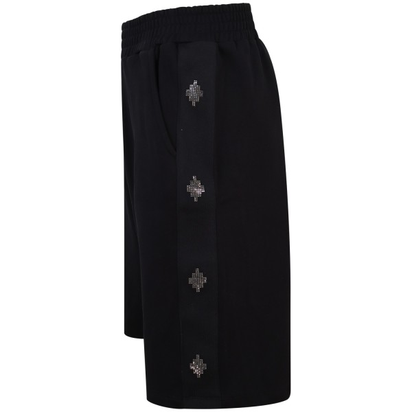 Bermuda con loghi di strass  per donna