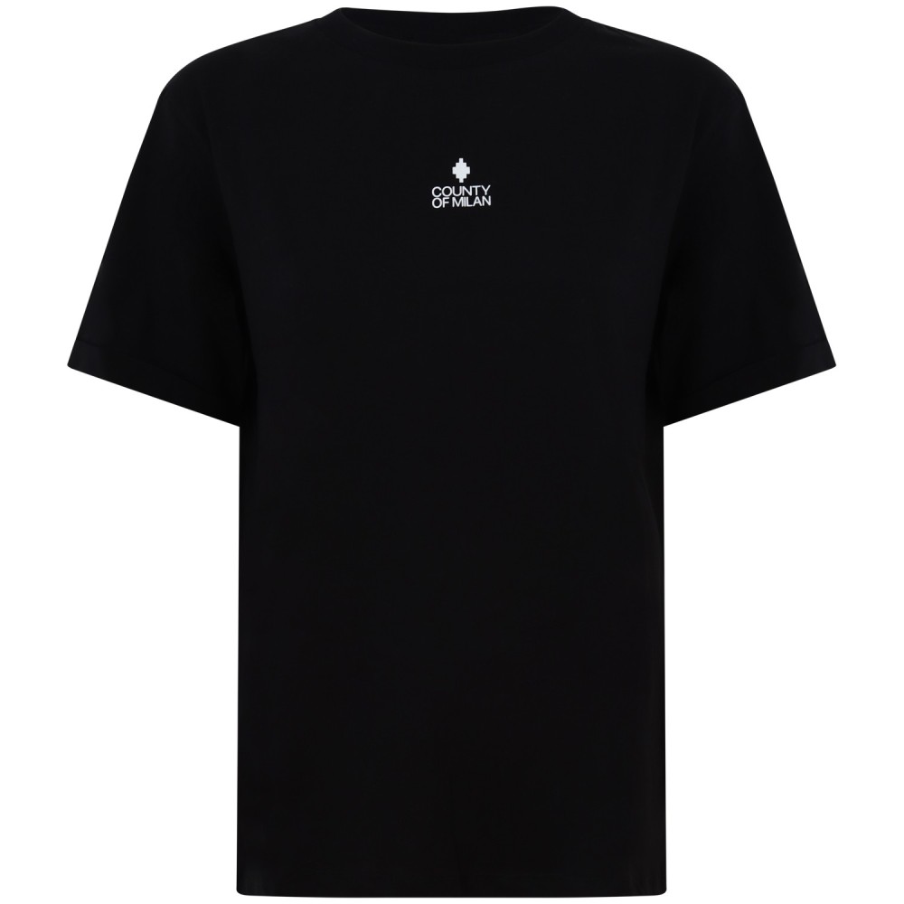 T-shirt nera per donna