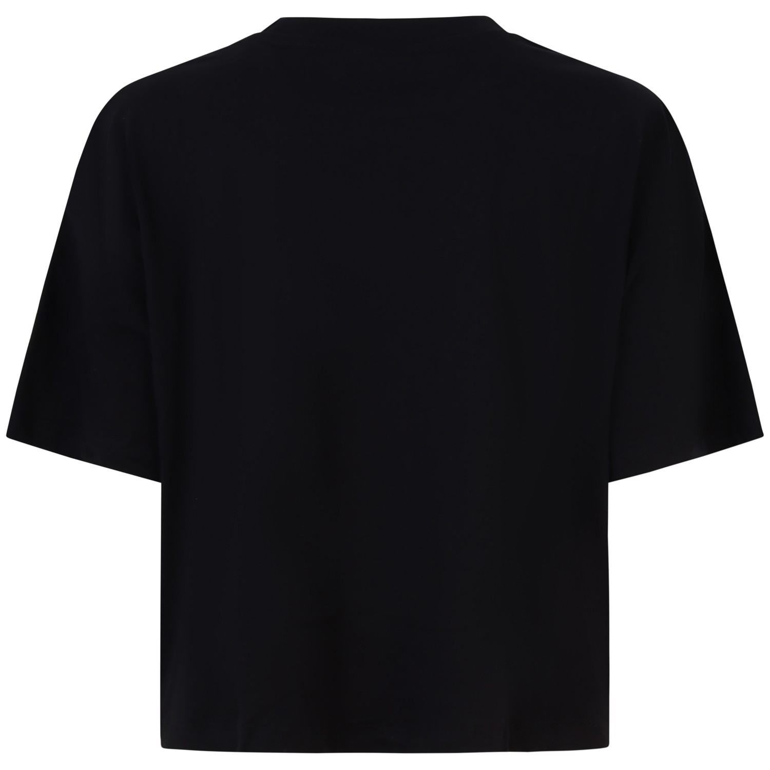 T-shirt  con logo argento  per donna