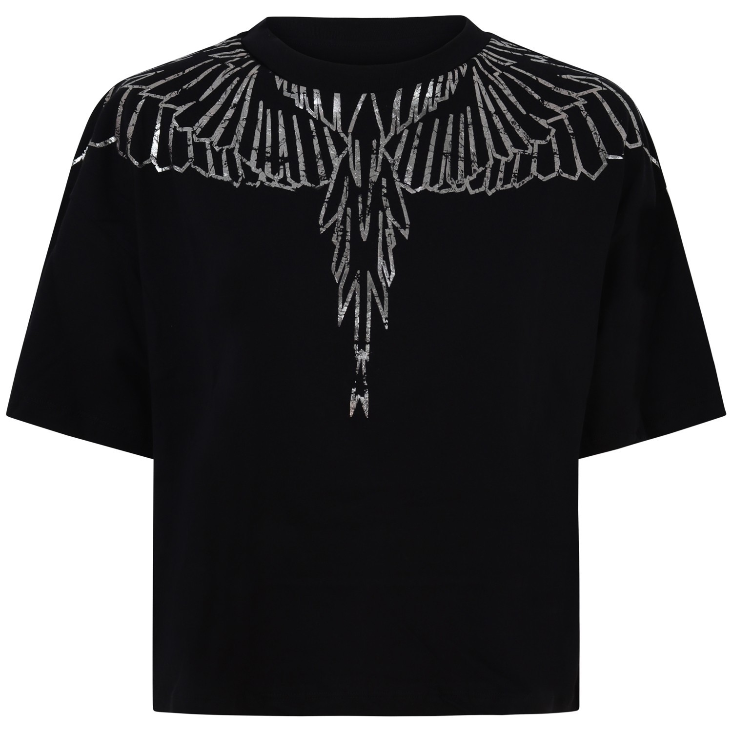 T-shirt  con logo argento  per donna 2