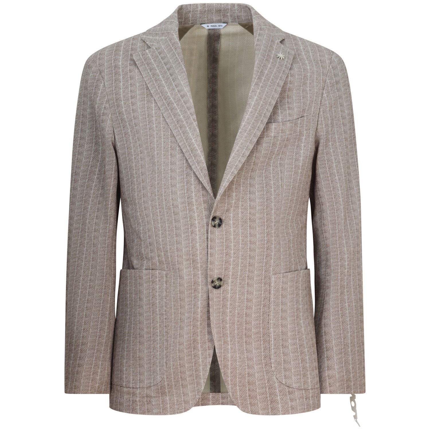 Giacca beige con microfantasia per uomo