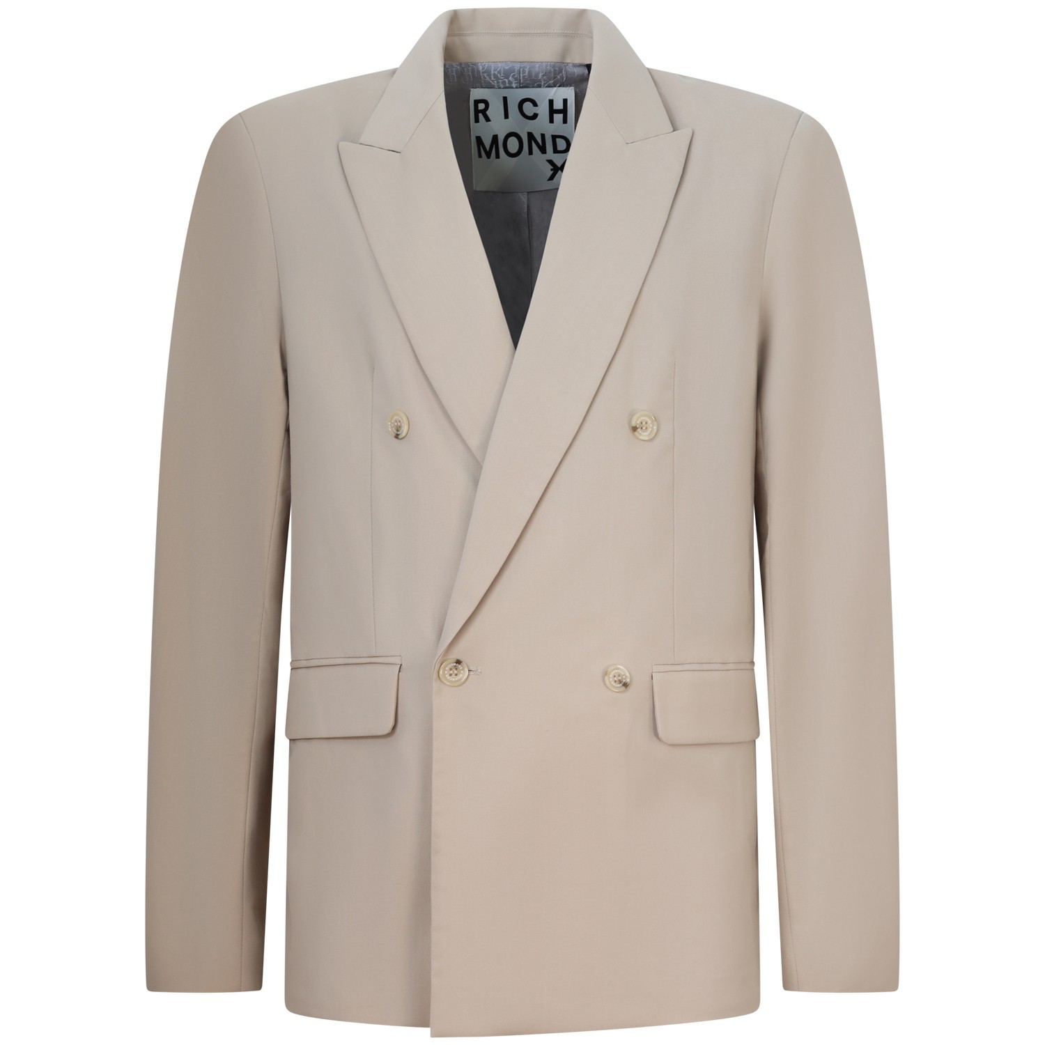 Giacca doppio petto  beige per uomo 2