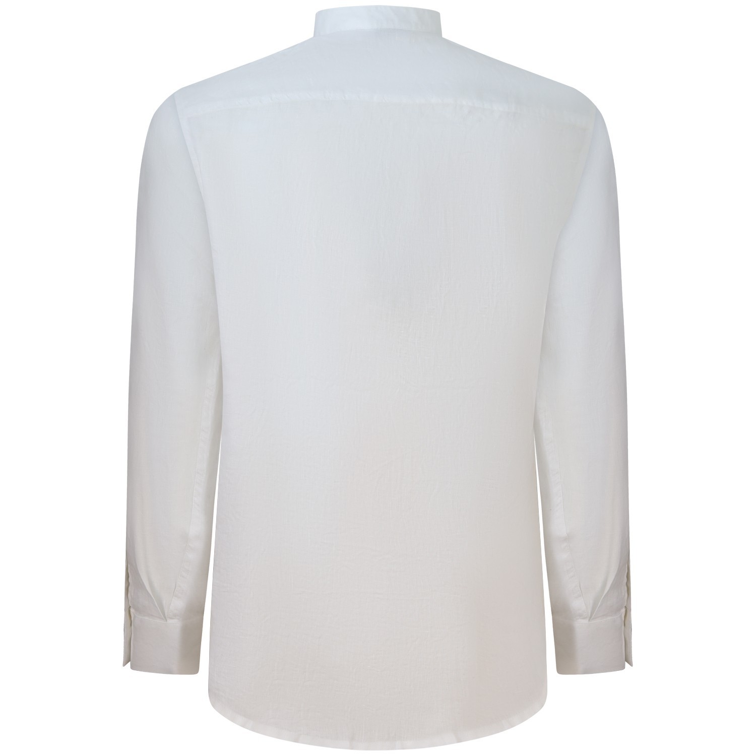 Camicia bianca con collo corano per uomo 2