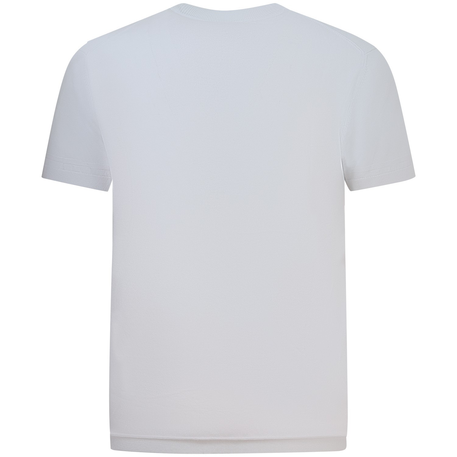 T-shirt in maglia bianca per uomo 2