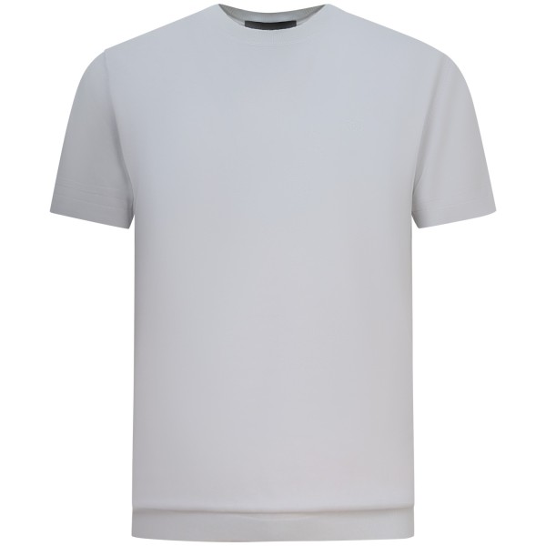 T-shirt in maglia bianca per uomo