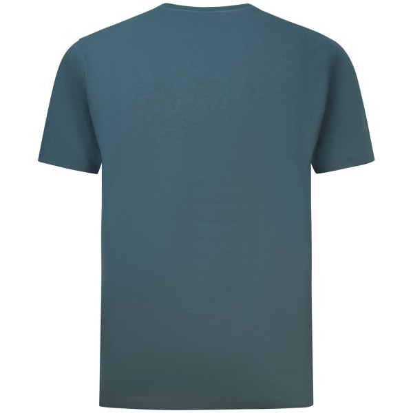 T-shirt in maglia ottanio per uomo