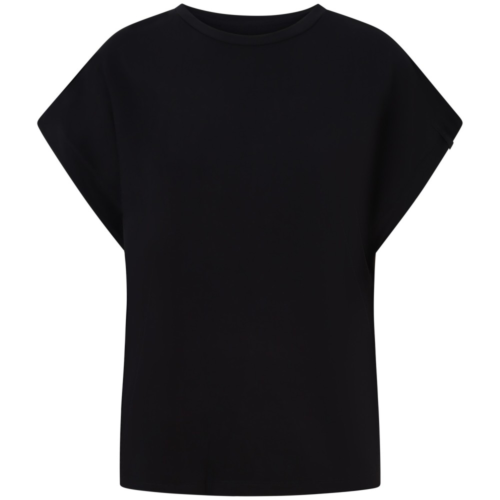 T-shirt nera nero per donna