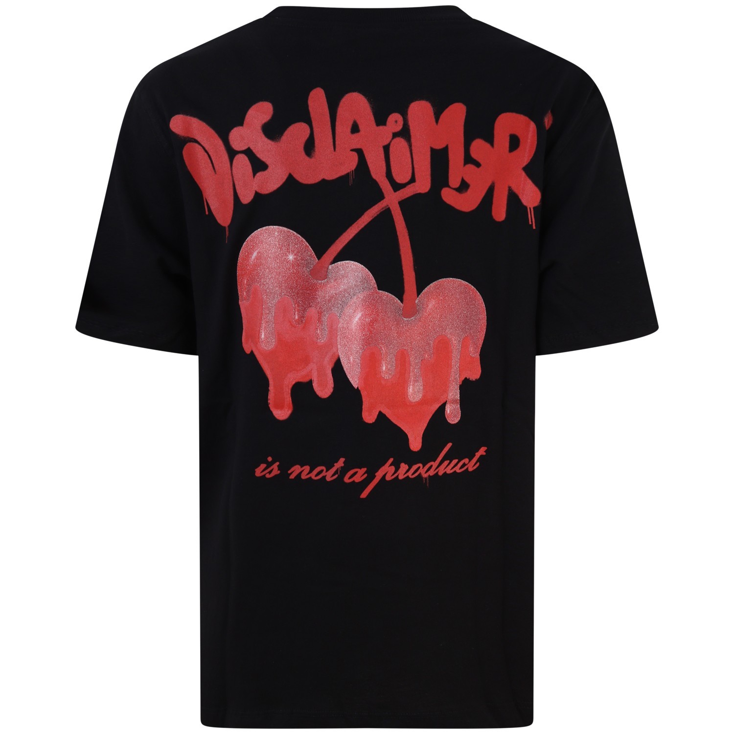 T-shirt nera con logo per donna 2