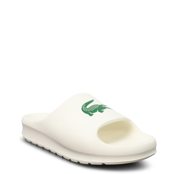 Ciabatte bianche con logo per uomo