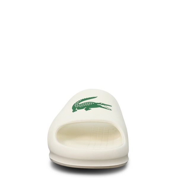 Ciabatte bianche con logo per uomo