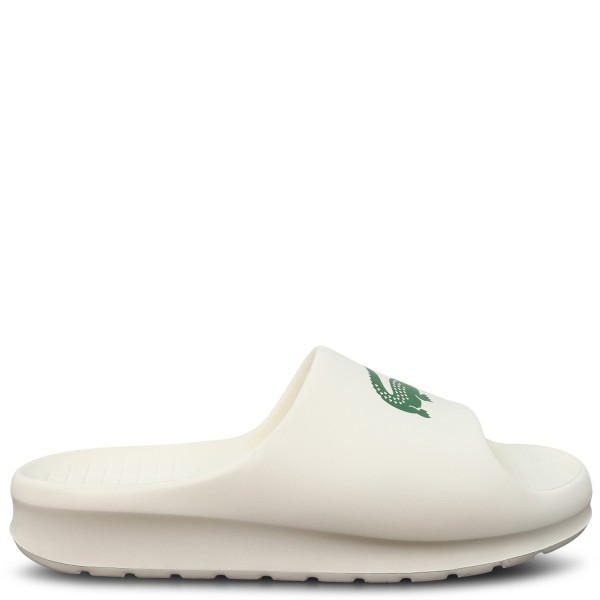 Ciabatte bianche con logo per uomo