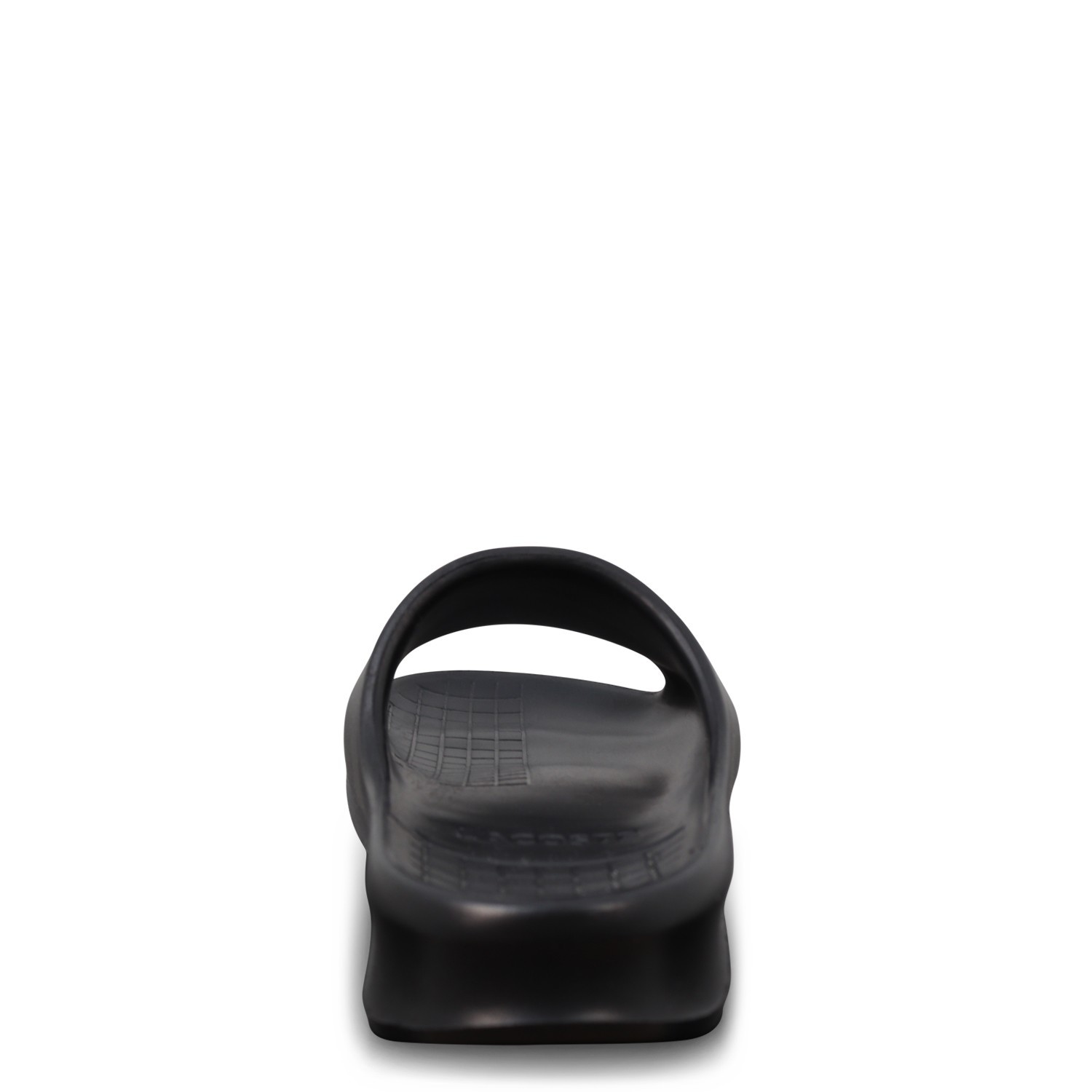 Ciabatte nere con logo per uomo