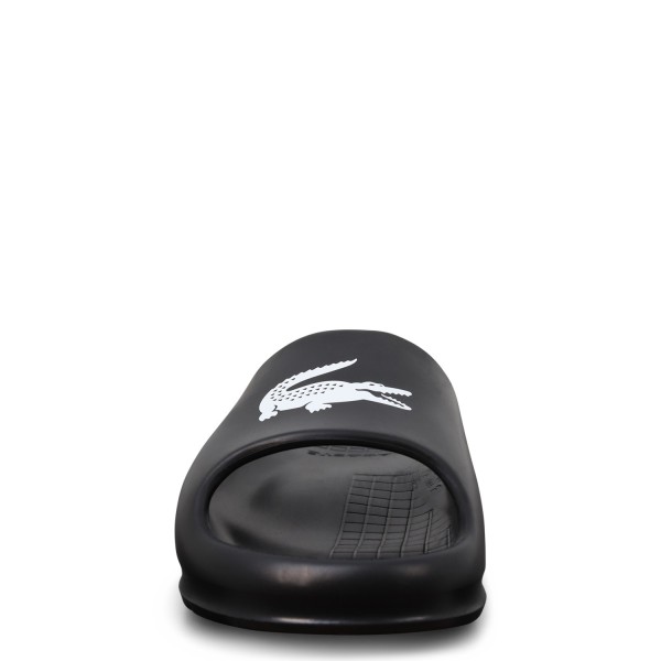 Ciabatte nere con logo per uomo