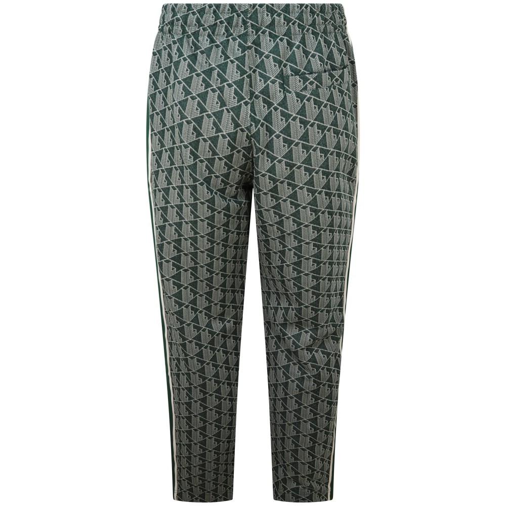 Pantalone tuta verde con fantasia per uomo