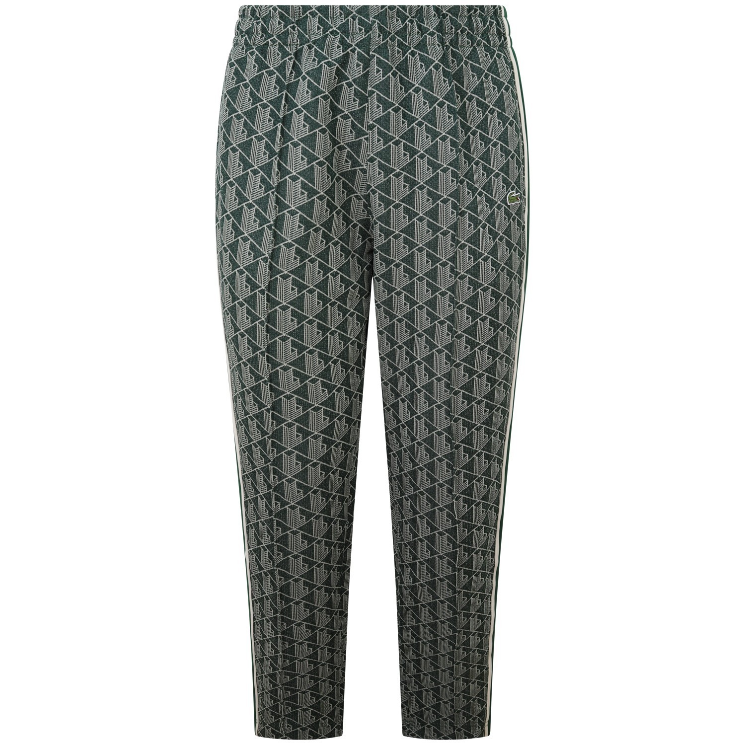 Pantalone tuta verde con fantasia per uomo 2