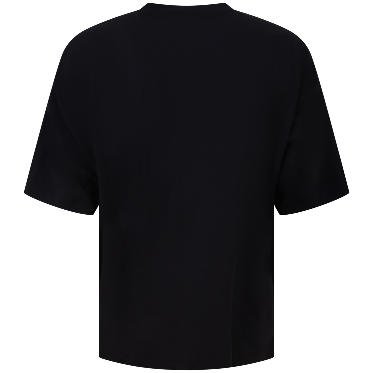 T-shirt nera con stampa per uomo 2