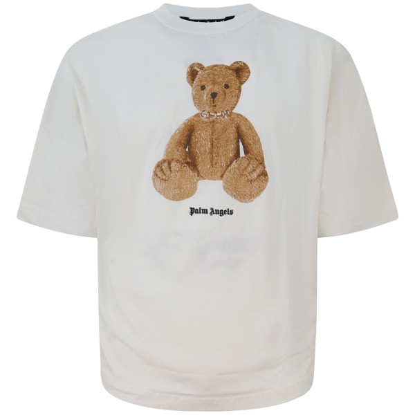 T-shirt bianca con stampa per uomo