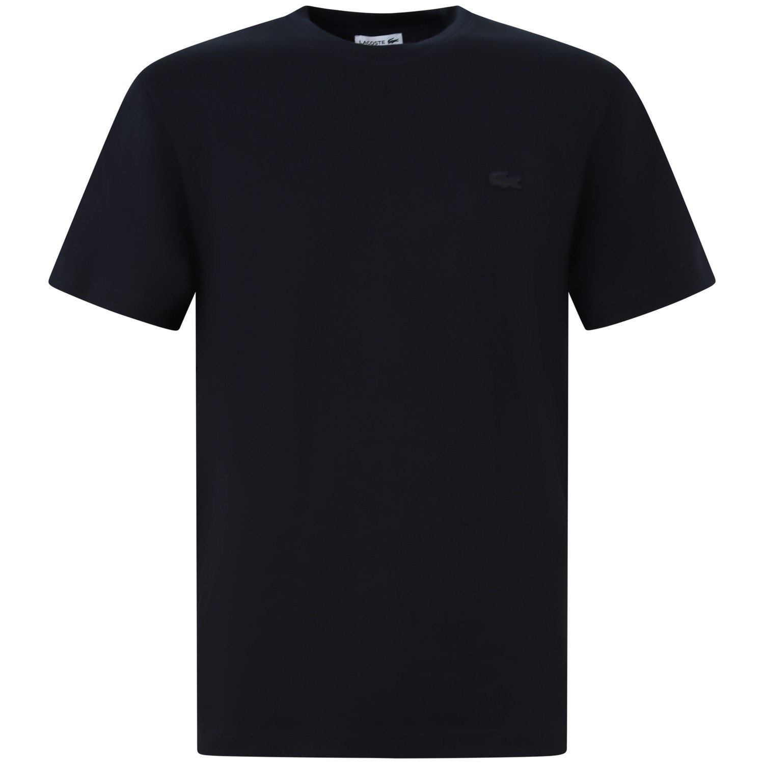 T-shirt nera con mini logo nero per uomo 2