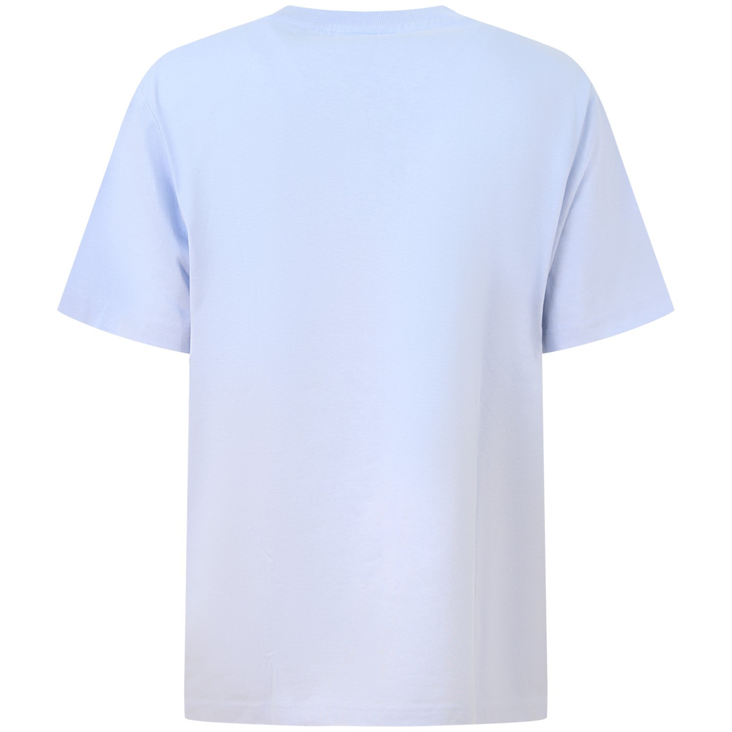 T-shirt celeste per uomo 2