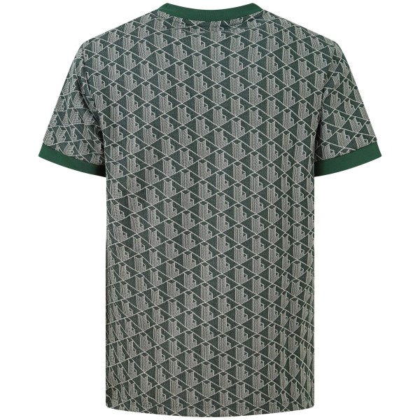 T-shirt verde logata per uomo